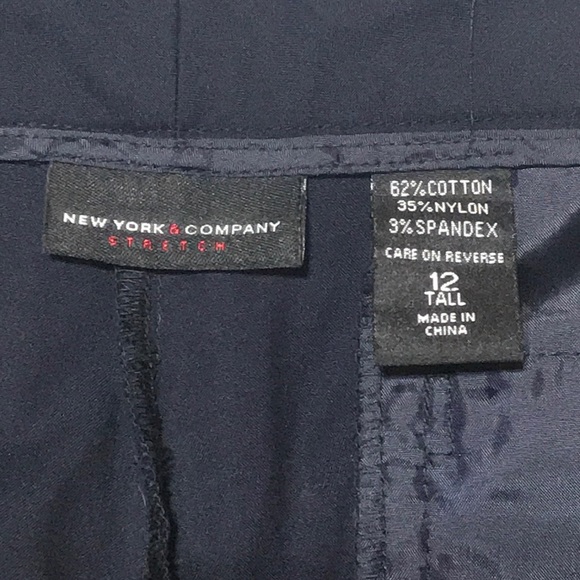 NEW YORK & COMPANY Navy Blue Trousers - Picture 5 of 5